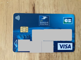 CARTE BANCAIRE  La Poste  VISA - Disposable Credit Card