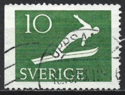 Sweden 1953. Scott #444 (U) 50th Anniv. Of Swedish Athletic Association, Ski Jump - Gebraucht