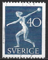 Sweden 1953. Scott #446 (U) 50th Anniv. Of Swedish Athletic Association, Slingball - Used Stamps