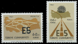 TÜRKEI 1967 Nr 2058-2059 Postfrisch S20E43E - Unused Stamps