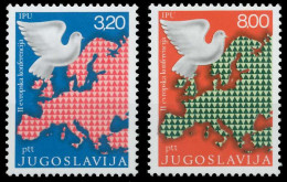 JUGOSLAWIEN 1975 Nr 1585-1586 Postfrisch S21C25A - Nuevos