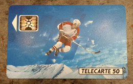 Télécarte JO 1992 Hockey Sur Glace - 1991