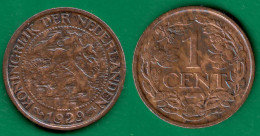 Niederlande - Netherlands  1 Cent 1929 Wilhelmina 1914-1945   (32857 - Andere & Zonder Classificatie