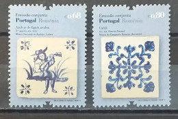 2010 - Portugal - MHN - Tiles -  Joint With Romania - 4 Stamps - Unused Stamps
