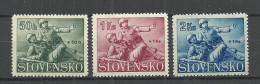 SLOVAKIA Slowakei 1941 Michel 88 - 90 * Red Cross Roter Kreuz Army WWII - Nuovi