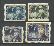 SLOVAKIA Slowakei 1939 Michel I - IV (unissued Stamps) * - Nuovi