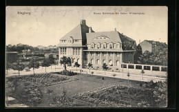 AK Siegburg, Neues Kreishaus Mit Kaiser Wilhelm-Platz  - Siegburg