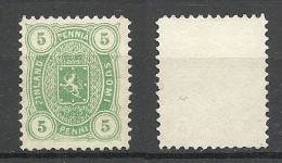 FINLAND FINNLAND 1885 Michel 20 (*) Mint No Gum/ohne Gummi - Unused Stamps