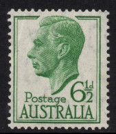 AUSTRALIA 1952 6.1/2d EMERALD - GREEN KING GEORGE VI STAMP MNH, - Mint Stamps