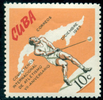 1965 Sports,Hammer Throw,competition,Athletics,CUBA,1108,MNH - Atletismo