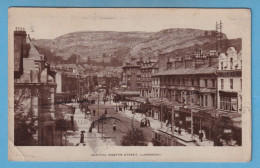 1523 UNITED KINGDOM GALES CONWY LLANDUDNO CENTRAL MOSTYN STREET RARE POSTCARD - Gwynedd