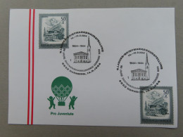 Österreich Pro Juventute - Mit Sonderstempel 14. 9. 1984 Dornbirn, 50 Jahre Briefmarkensammlerverein Dornbirn (Nr.2012) - Andere & Zonder Classificatie