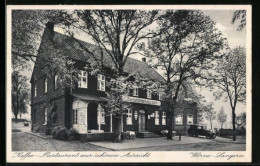 AK Werne-Langern, Kaffee-Restaurant Zur Schönen Aussicht, Inh. A. Hauschopp  - Werne