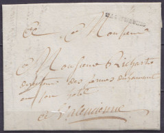 L. Datée 6 Septembre 1787 De Tromcourt Pour VALENCIENNE - Griffe "MARIEMBOURG" - 1714-1794 (Oesterreichische Niederlande)