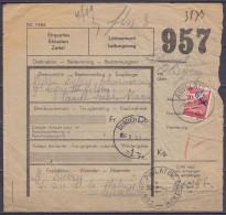 Bordereau Chemins De Fer Affr. 1/2 TR204 Càd CdF "AUVELAIS /-5.9-1939 Pour Pharmacien Militaire à PAMEL-…-NINOVE - Càd D - Documenten & Fragmenten
