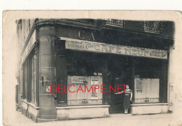 COMMERCE - CARTE PHOTO   Café Neuf /  Bières De Lyon  ** - Cafés