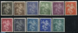 Romania 1939 King Carl II 11v, Mint NH, History - Nature - Sport - Kings & Queens (Royalty) - Horses - Scouting - Unused Stamps