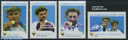 Uzbekistan 2006 Olympic Winners Athens 4v, Mint NH, Sport - Olympic Games - Uzbekistan