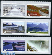 Norway 2010 Tourism 6v S-a, Mint NH, Sport - Transport - Various - Mountains & Mountain Climbing - Automobiles - Tourism - Ongebruikt