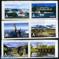 Norway 2007 Tourism 6v S-a, Mint NH, Sport - Transport - Various - Cycling - Ships And Boats - Tourism - Art - Bridges.. - Ongebruikt