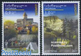 Georgia 2007 Europa, Scouting 2v, Mint NH, History - Sport - Europa (cept) - Scouting - Georgia