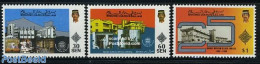 Brunei 1990 National Museum 3v, Mint NH, Art - Museums - Musei