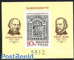 Hungary 1979 Stamp Day S/s Imperforated, Mint NH, Stamp Day - Stamps On Stamps - Nuovi