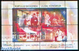 Türkiye 1999 Independence Congress S/s, Mint NH, History - History - Altri & Non Classificati