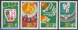 Macao 1987 Casino 4v, Mint NH, Sport - Various - Playing Cards - Toys & Children's Games - Ongebruikt