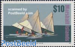 Marshall Islands 1994 Definitive, Boat 1v, Mint NH, Sport - Transport - Kayaks & Rowing - Ships And Boats - Canottaggio