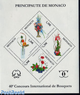 Monaco 2006 Int. Flower Arranging Contest S/s, Mint NH, Nature - Flowers & Plants - Neufs