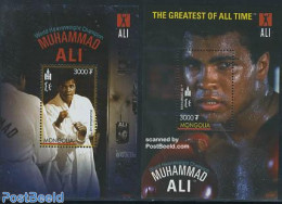 Mongolia 2007 Muhammad Ali 2 S/s, Mint NH, Sport - Boxing - Sport (other And Mixed) - Boxing