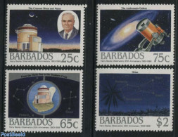 Barbados 1988 Observatory 4v, Mint NH, Science - Astronomy - Astrologie