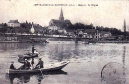 49 - Maine Et Loire -  CHATEAUNEUF Sur SARTHE - Quartier De L église - Chateauneuf Sur Sarthe