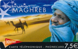 Ticket Téléphone Maghreb 7.5€ (motif, état Etc  Voir Scans)+port - Sonstige & Ohne Zuordnung