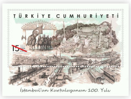 Turkey, Türkei - 2023 - The 100Th Anniversary Of İstanbul's Liberation - 1.Mini S/Sheet ** MNH - Unused Stamps