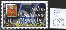 SAINT PIERRE ET MIQUELON 637 ** Côte 0.80 € - Nuevos