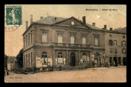 55 - MONTMEDY - HOTEL DE VILLE - CARTE TOILEE ET COLORISEE - VOIR ETAT - Montmedy