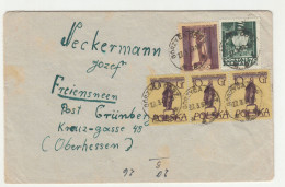 Poland Letter Cover Posted 1957 To Germany B240615 - Lettres & Documents