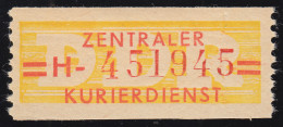 17-H-Neudruck Dienst-B, Billetform, Dünne Balken, ** Postfrisch - Ungebraucht