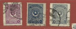 Timbre Turquie N° 670 - 677 - 678 - Gebruikt