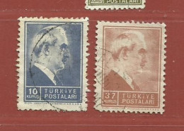 Timbre Turquie N° 1004 - 1010 - Gebruikt