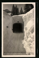 AK Mittelberg / Oy, Lawinen-Tunnel Auf Dem Wege Mittelberg-Bödmen-Baad  - Mittelberg