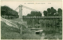 94 - B12754CPA - CRETEIL - Le Pont Suspendu - Très Bon état - VAL-DE-MARNE - Creteil