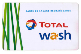 # Carte A Puce Portemonnaie Lavage Total - Monosite - Plante Et Gouttes - Carte De Lavage Sans Contact - Car-wash