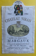 20198 - Château Siran 1982 Margaux Mundial 82 Par Jean Miro - Football