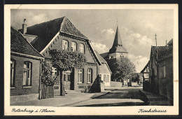AK Rotenburg / Hann., Blick In Die Kirchstrasse  - Rotenburg (Wuemme)