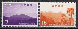 JAPAN 1022-1023,unused - Montagne