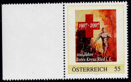 PM 100 Jahre 19o7 - 2007 Rotes Kreuz Ried I.I. Ex Bogen Nr.  8016998  Postfrisch - Personnalized Stamps