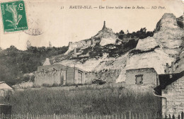 FRANCE - Haut Isle - Une Usine Taillée Dans La Roche - Carte Postale Ancienne - Haute-Isle